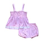 Ralph Lauren Baby Girls Smocked Ruffle Dress Set