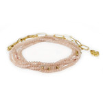 in2 design Felix  Faceted Peach Moonstone Wrap - 18K