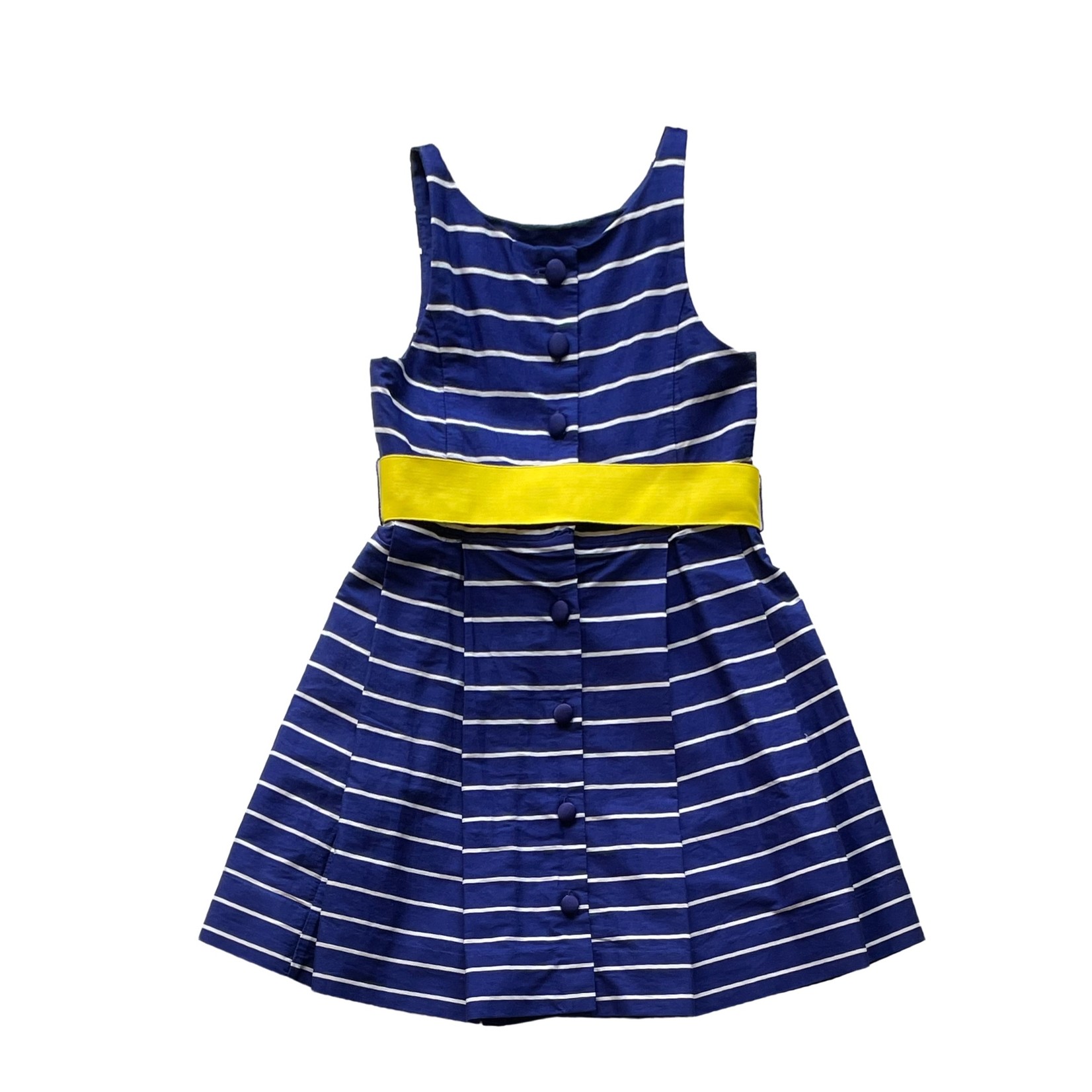 Ralph Lauren Girls Stripe Fit Flare Dress