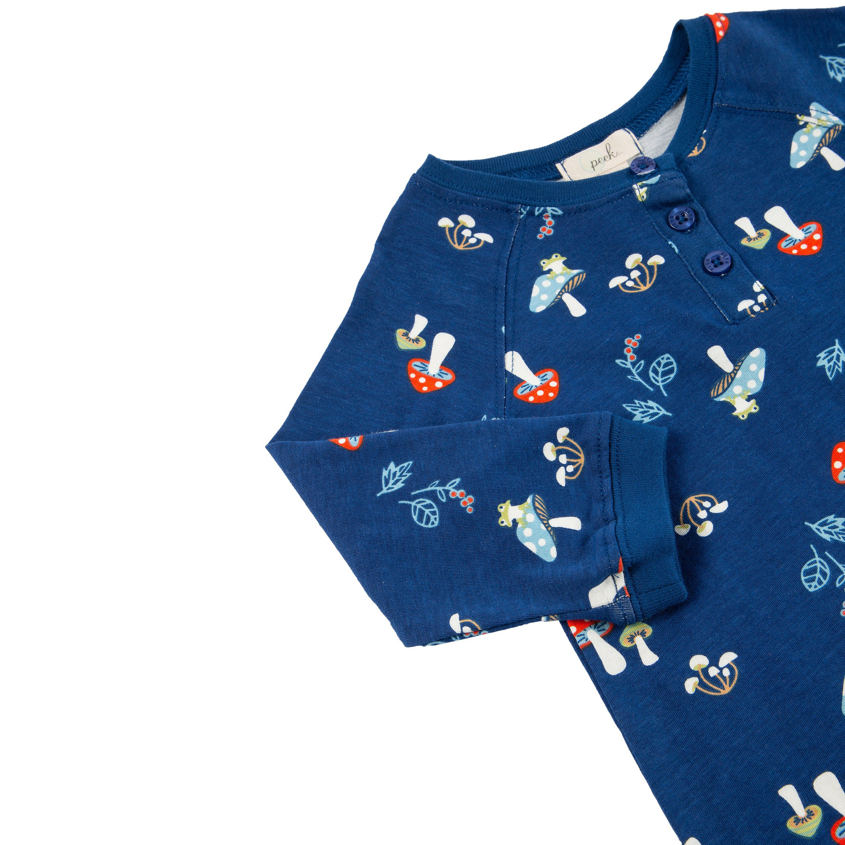 Peek Aren't You Curious Mushrooms Coverall
