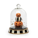MacKenzie-Childs Halloween Stacked Pumpkins Cloche