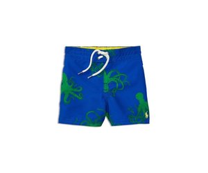 Baby Boys Sanibel Octopus Board Short - Blue Leaf Houston