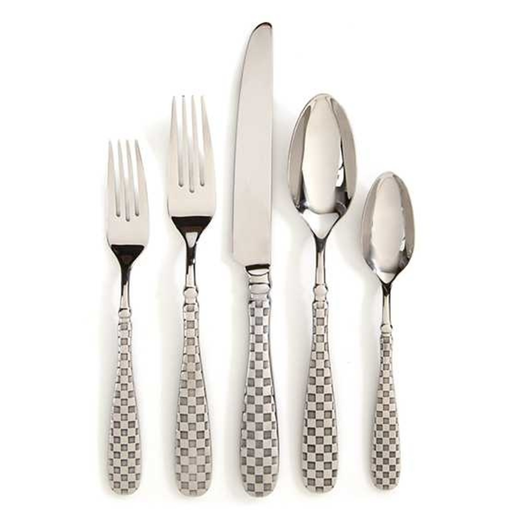 MacKenzie-Childs Check Flatware 5-Piece Place Setting