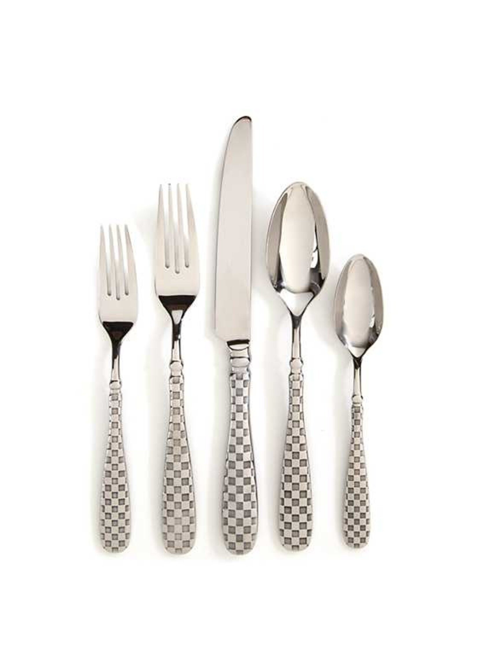 MacKenzie-Childs Check Flatware 5-Piece Place Setting