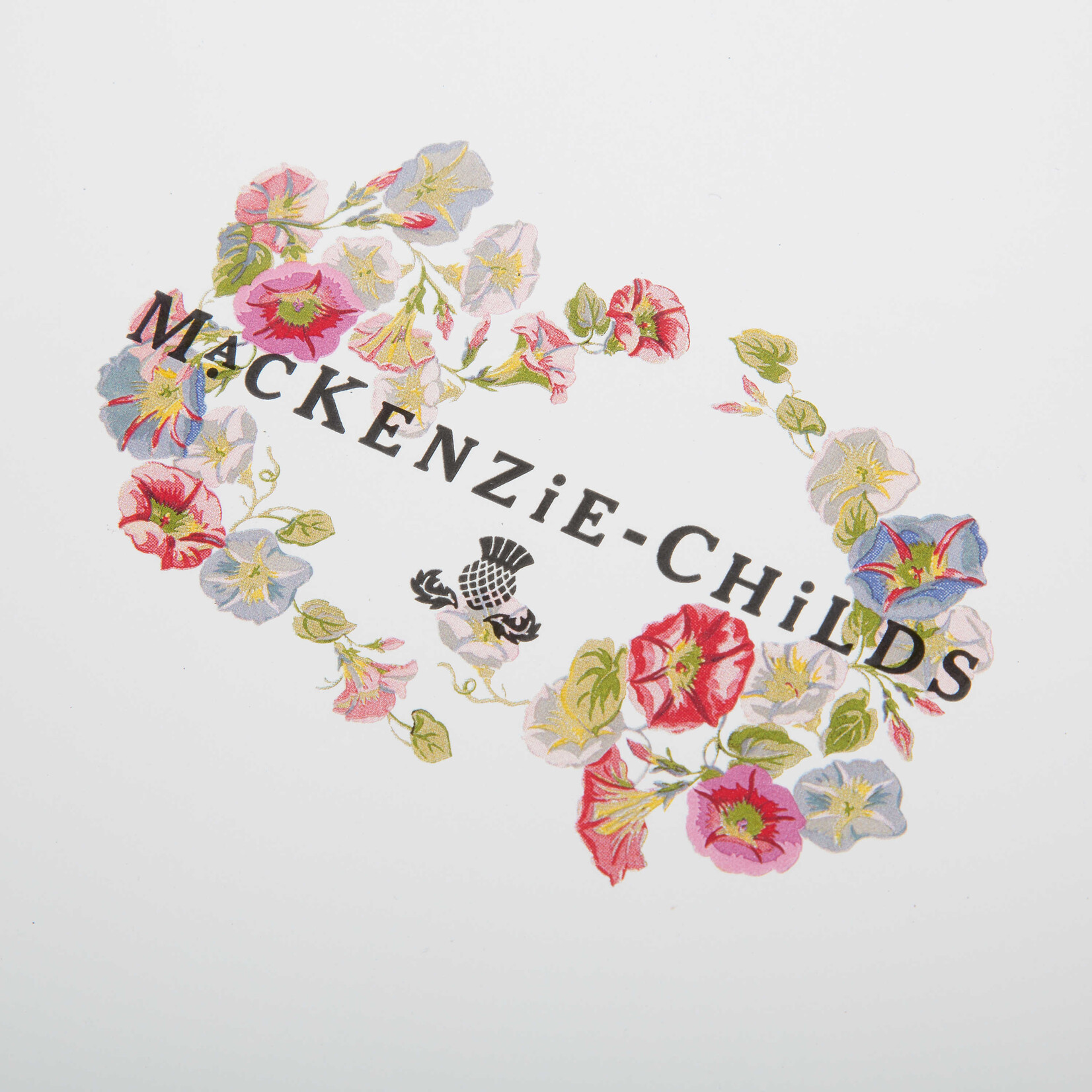 MacKenzie-Childs Morning Glory Salad/Dessert Plate DISCONTINUED