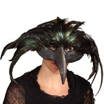 Bethany Lowe Raven Feather Death Mask