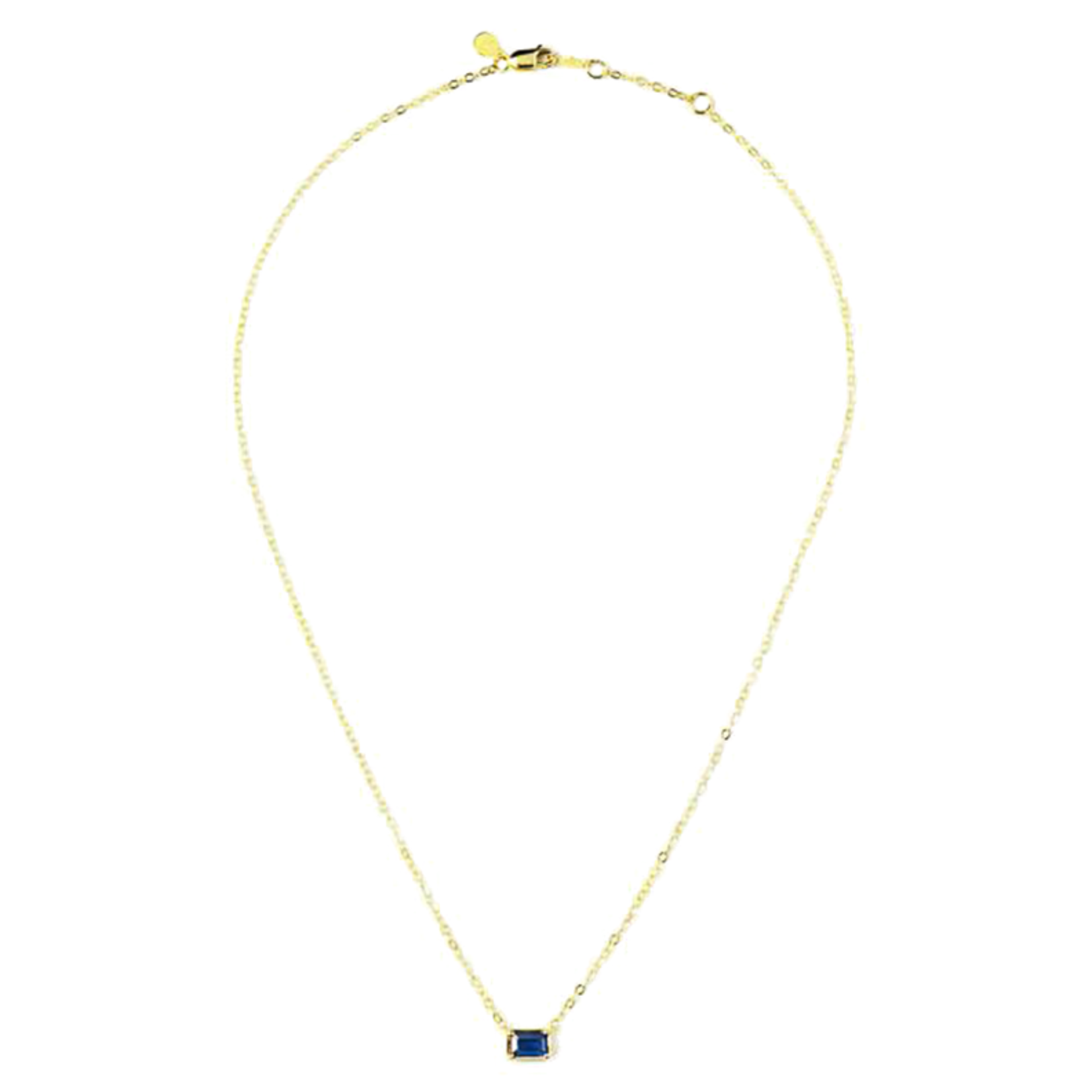 ILA Leone Necklace Blue Sapphire - 14K