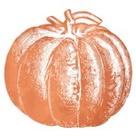 Hester & Cook Die Cut Pumpkin Placemat