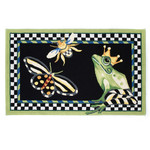 MacKenzie-Childs Frog and Bee Rug - 3' x 5'