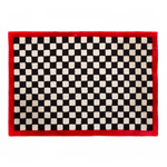 MacKenzie-Childs Check It Out Rug - 2'3'' x 3'9''- Red