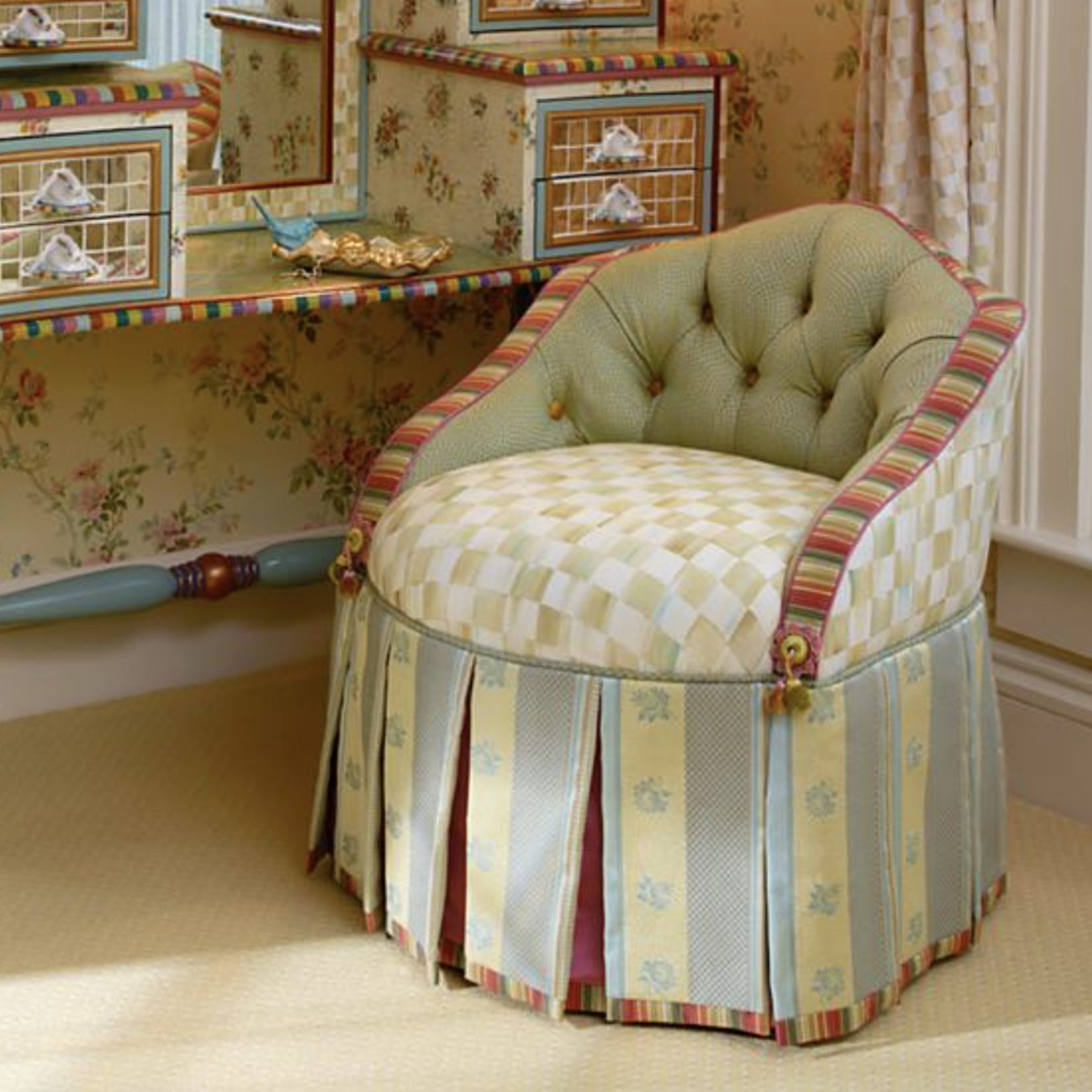 MacKenzie-Childs Rabbit Garden Chair