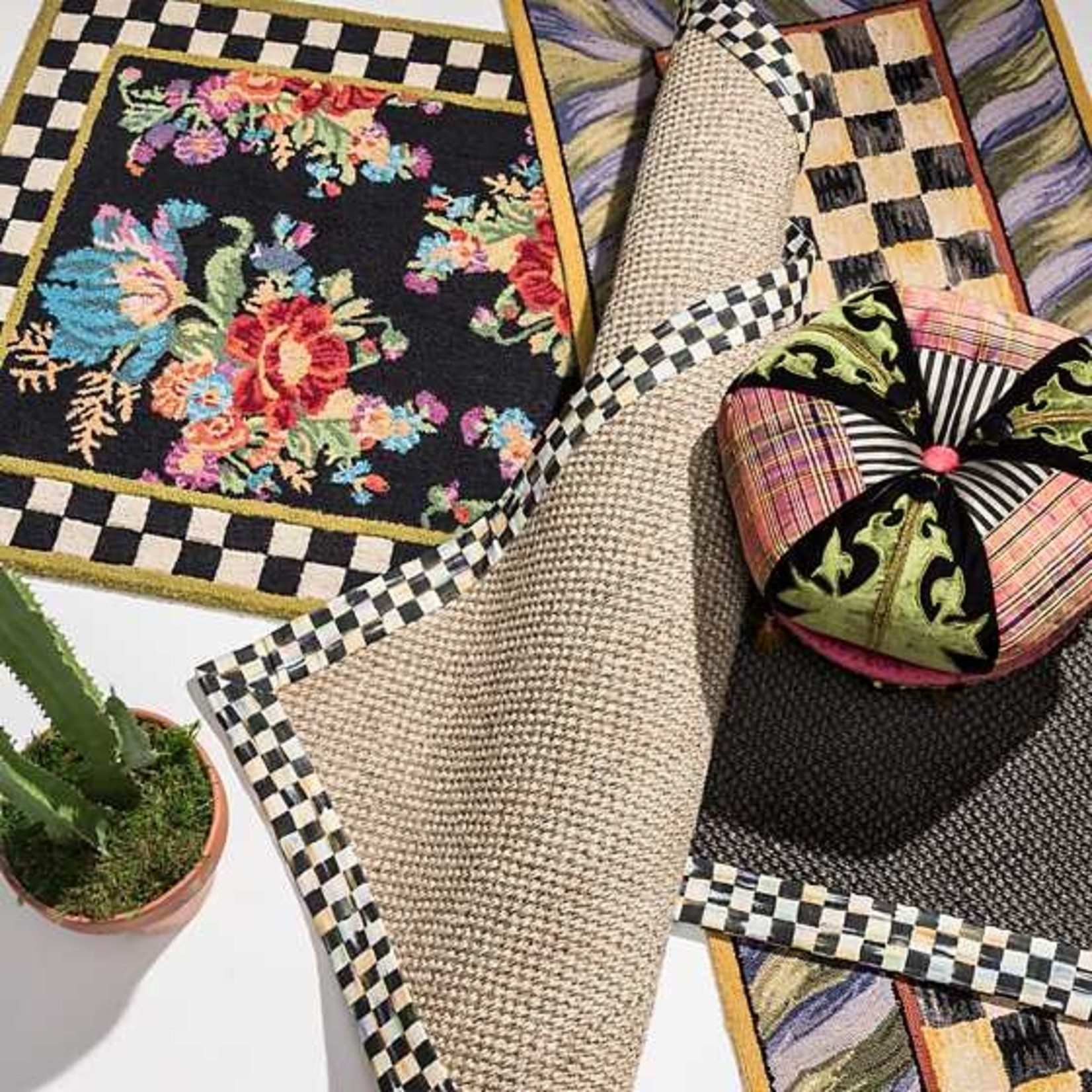 MacKenzie-Childs Flower Market Rug - 3x5