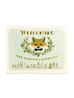 The First Snow Welcome You Handsome Little Fox Card_Blank Inside