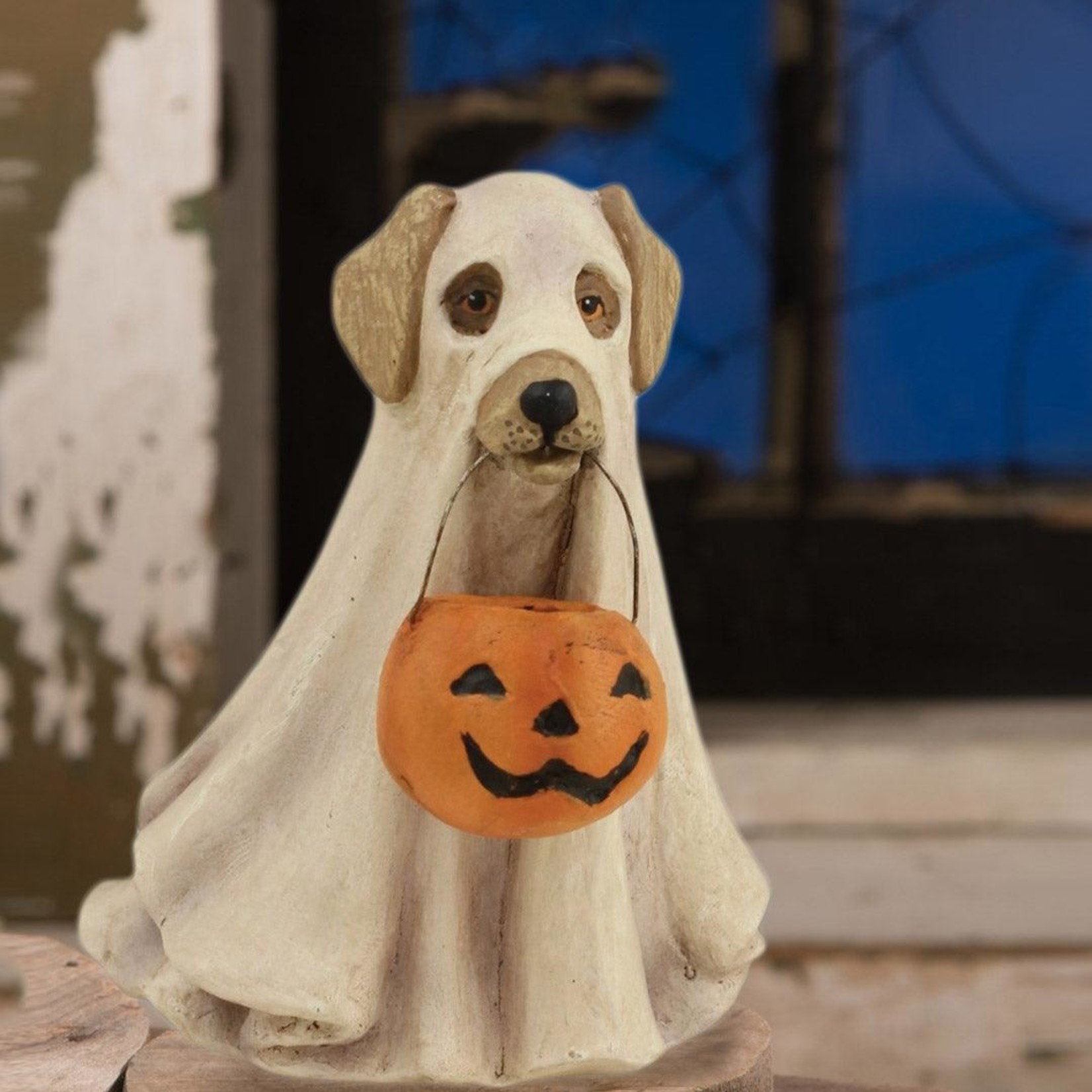 Bethany Lowe Designs, Inc. Spooky Ghost Dog Figurine