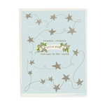 The First Snow Twinkle Little Star Blue Card
