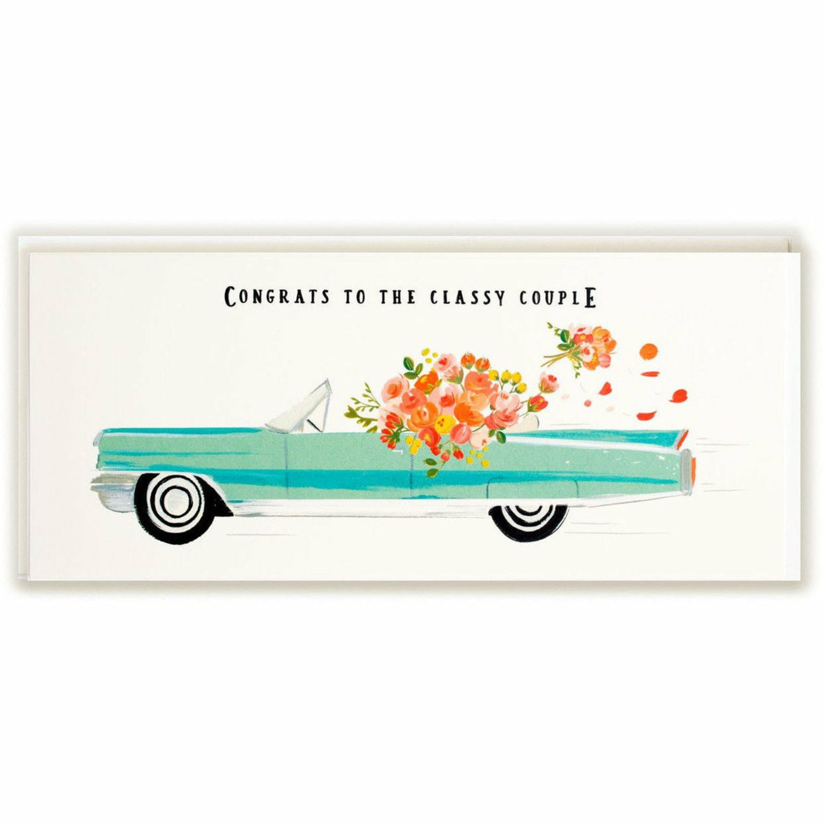 The First Snow Congrats Classy Couple Card_Blank Inside