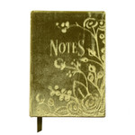 "Notes" Velvet Notebook - Oliver Green