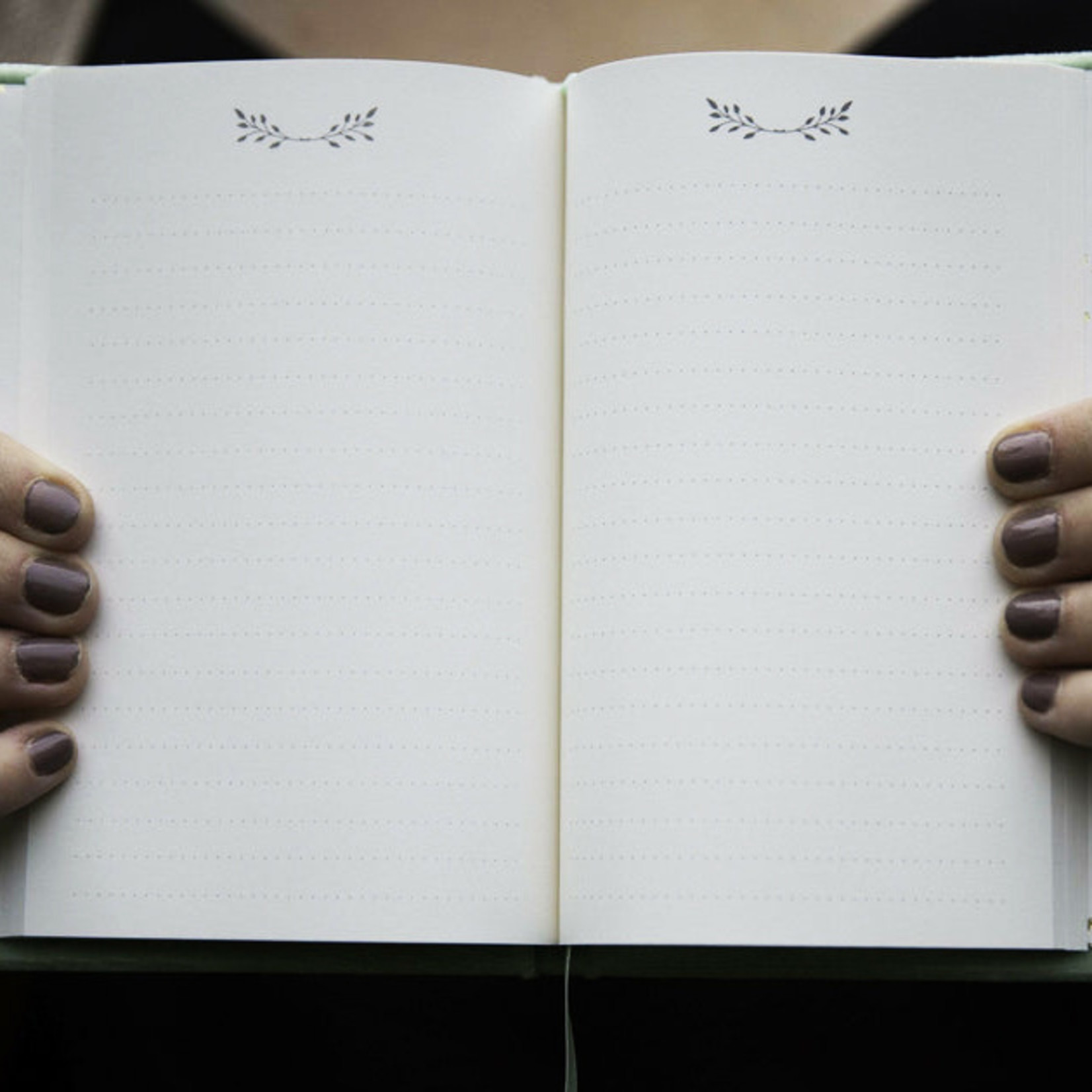 The First Snow "Baby" Velvet Notebook - Louis Blue