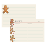 Hester & Cook Recipe Cards-Gingerbread Man