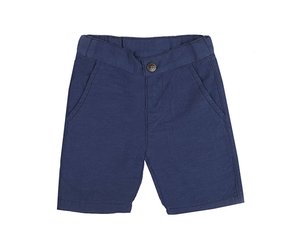 Navy Linen Shorts - Blue Leaf Houston