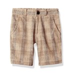 Fore!! Axel & Hudson Boys Tan Plaid Shorts