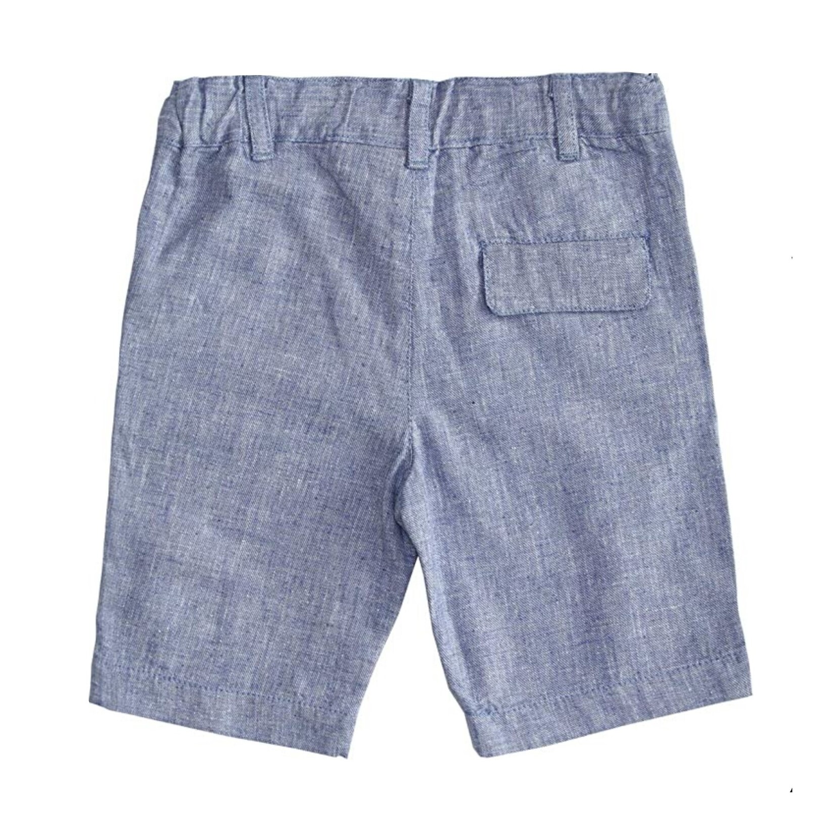 Fore!! Axel & Hudson Blue Linen Woven Plaid Shorts