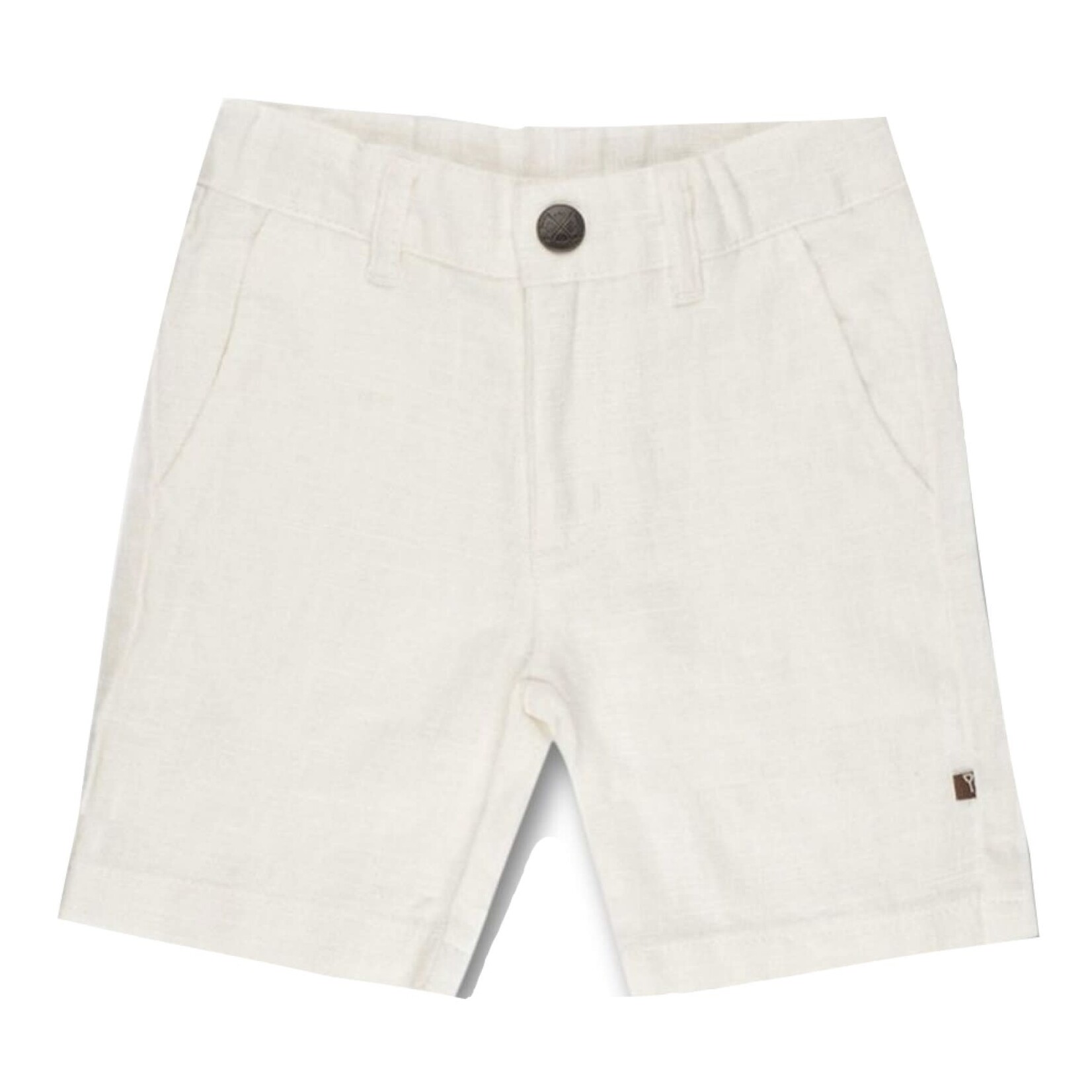 Fore!! Axel & Hudson Boys White Linen Shorts