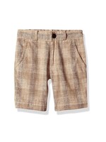 Fore!! Axel & Hudson Baby Boys Tan Plaid Shorts