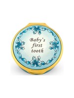 Halcyon Days Baby's First Tooth Box - Blue