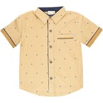 Fore!! Axel & Hudson Yellow Geo Print Shirt