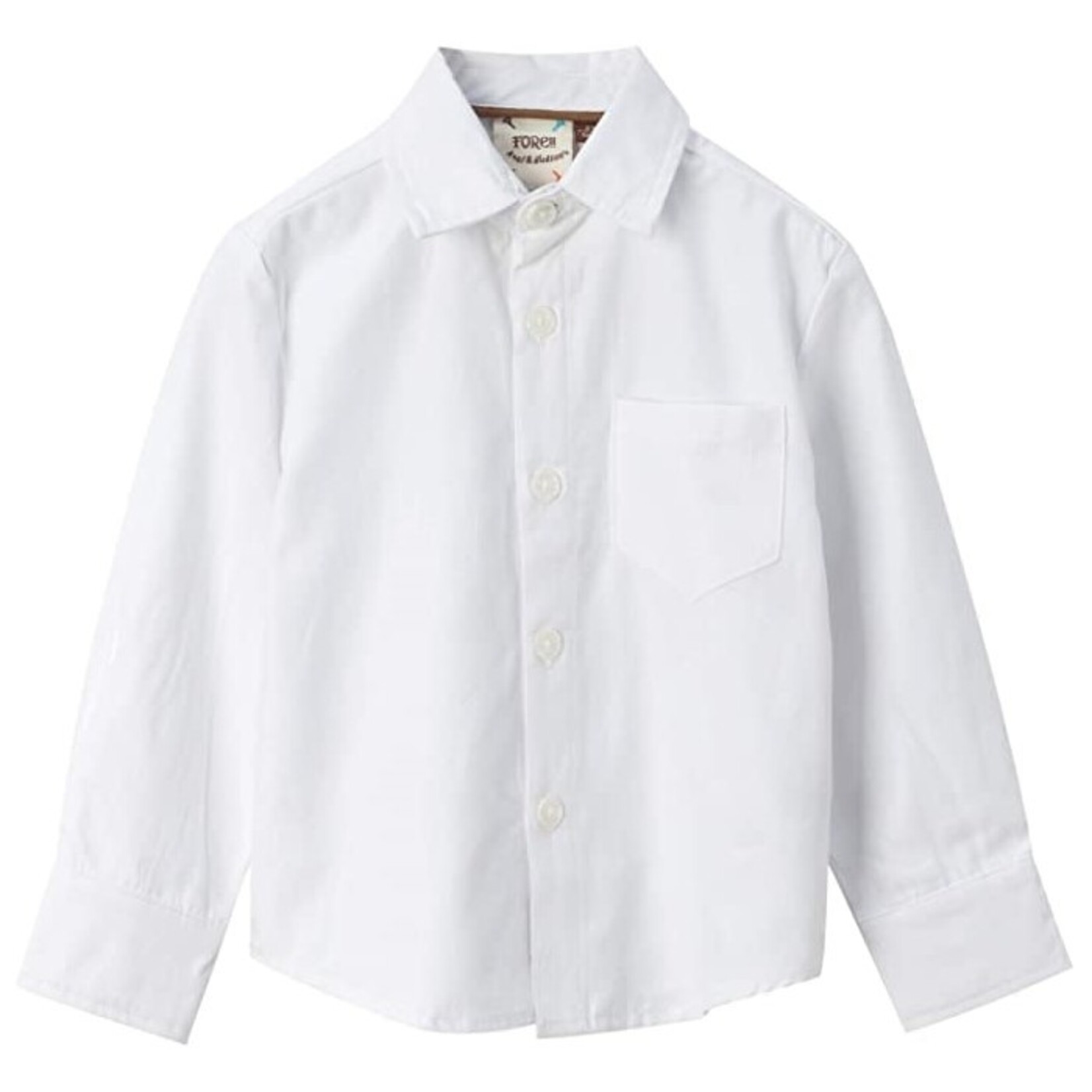 Fore!! Axel & Hudson Boys White Vintage Wash Long Sleeve Shirt
