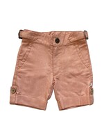 Fore!! Axel & Hudson Cuffed Orange Linen Shorts