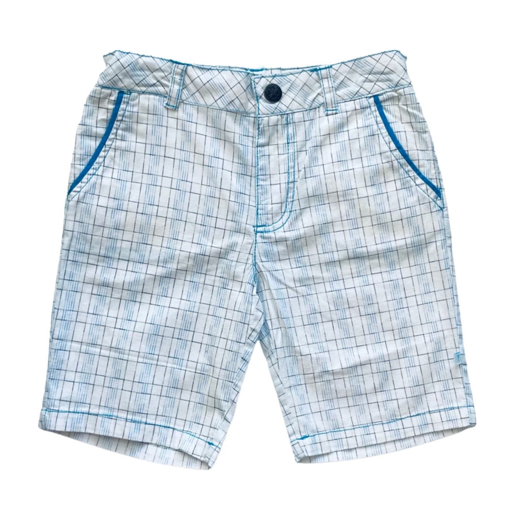 Fore!! Axel & Hudson Boys Blue Dobby Shorts
