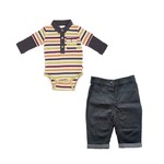 Fore!! Axel & Hudson Stripe Onesie & Pant Set