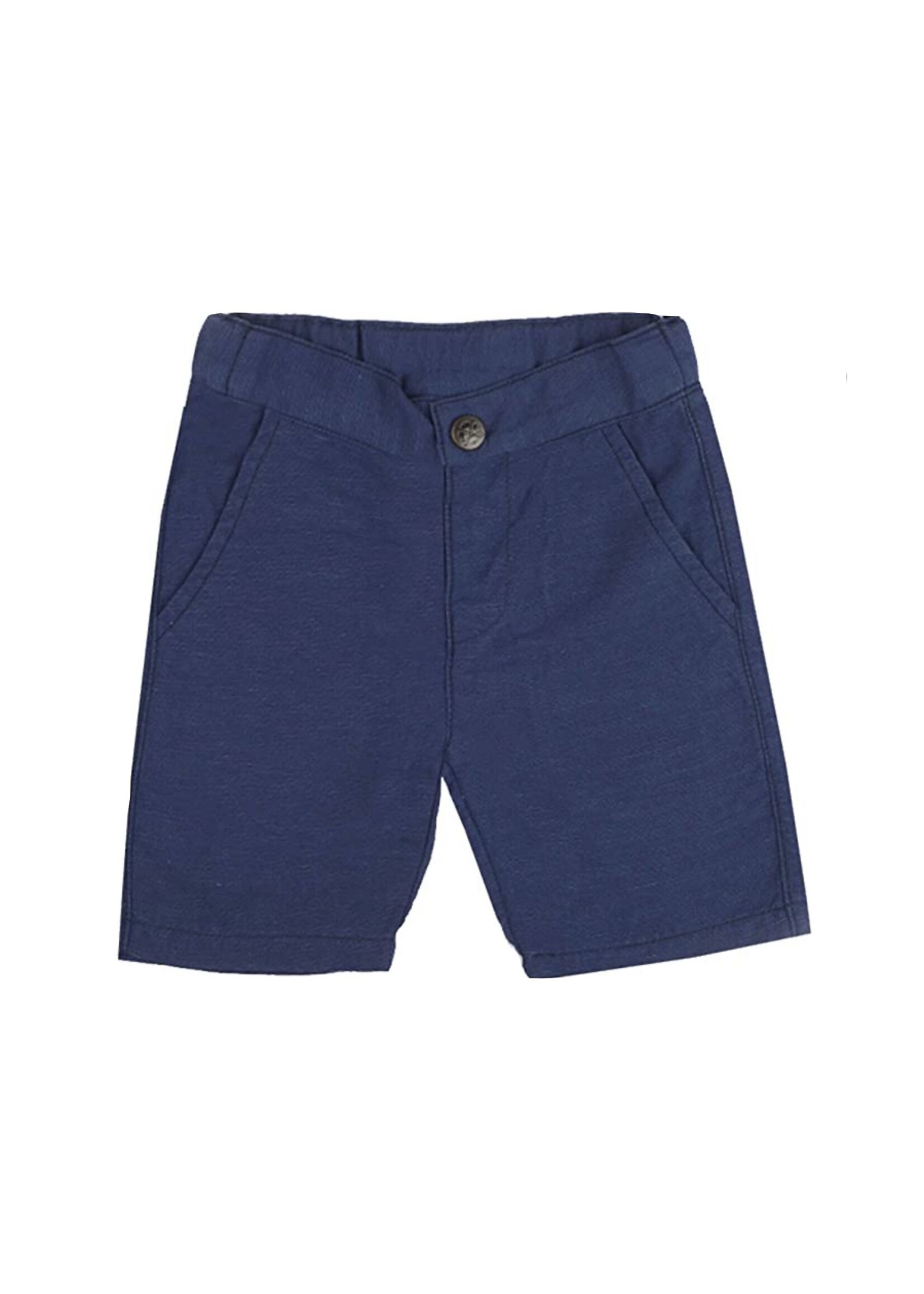 Fore!! Axel & Hudson Baby Boy Navy Linen Shorts