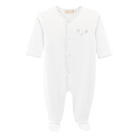 Baby Club Chic Baby Lambs Blue Footie