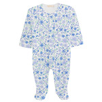 Baby Club Chic Blossom in Blue Footie