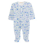 Baby Club Chic Blossom in Blue Footie