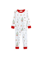 Baby Club Chic Christmas Tree Kid Set l/s