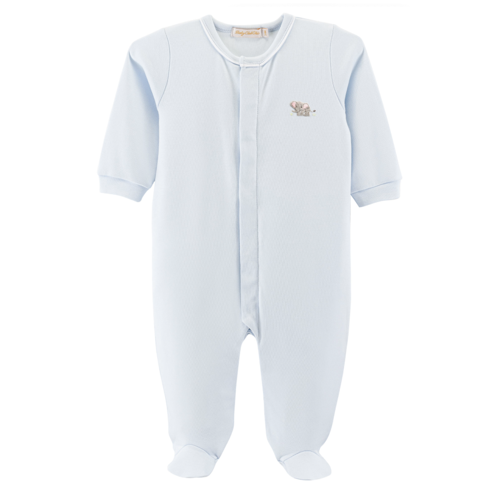 Baby Club Chic Light Blue Savanna Footie