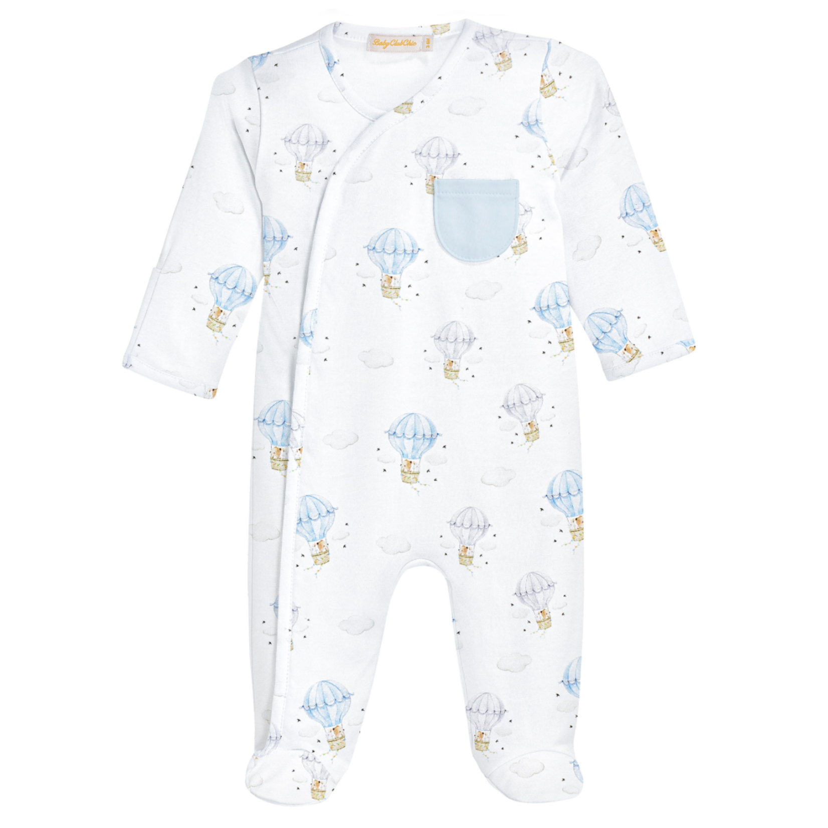 Baby Club Chic Let's Fly Together Blue Tee & Pant Set