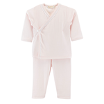 Baby Club Chic Pink Girl Crossed Tee w/Lace Trim & Pants