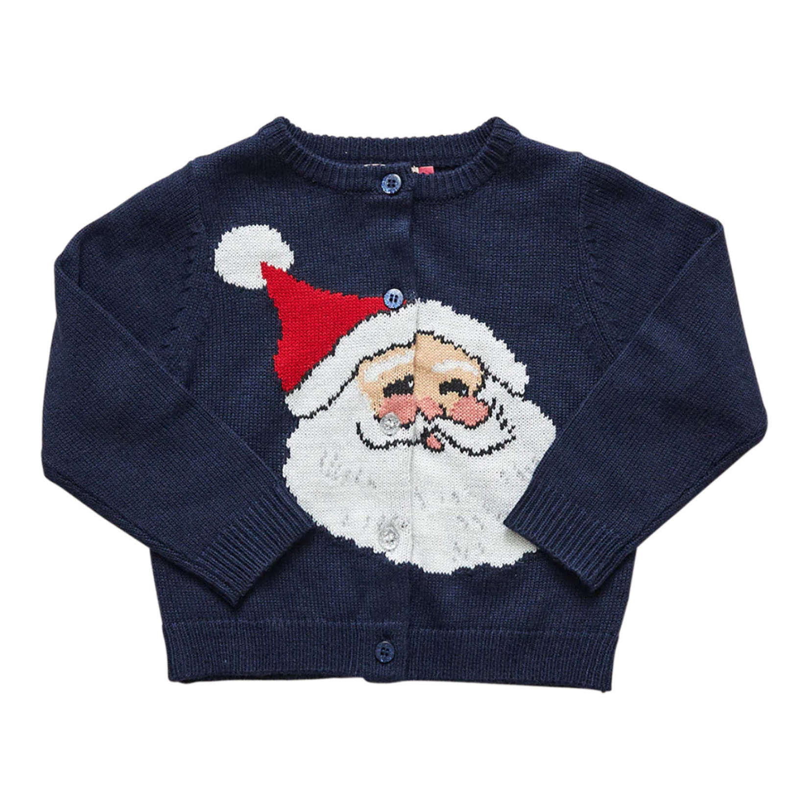 Pink Chicken Holiday Sweater - Santa