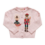 Pink Chicken Holiday Sweater-Nutcracker