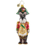 Christopher Radko Lieutenant Schnauzer Ornament