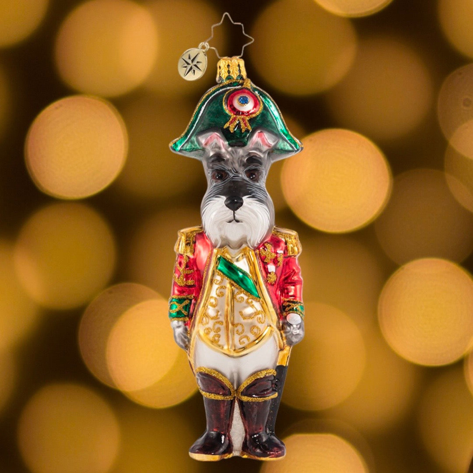 Christopher Radko Lieutenant Schnauzer Ornament