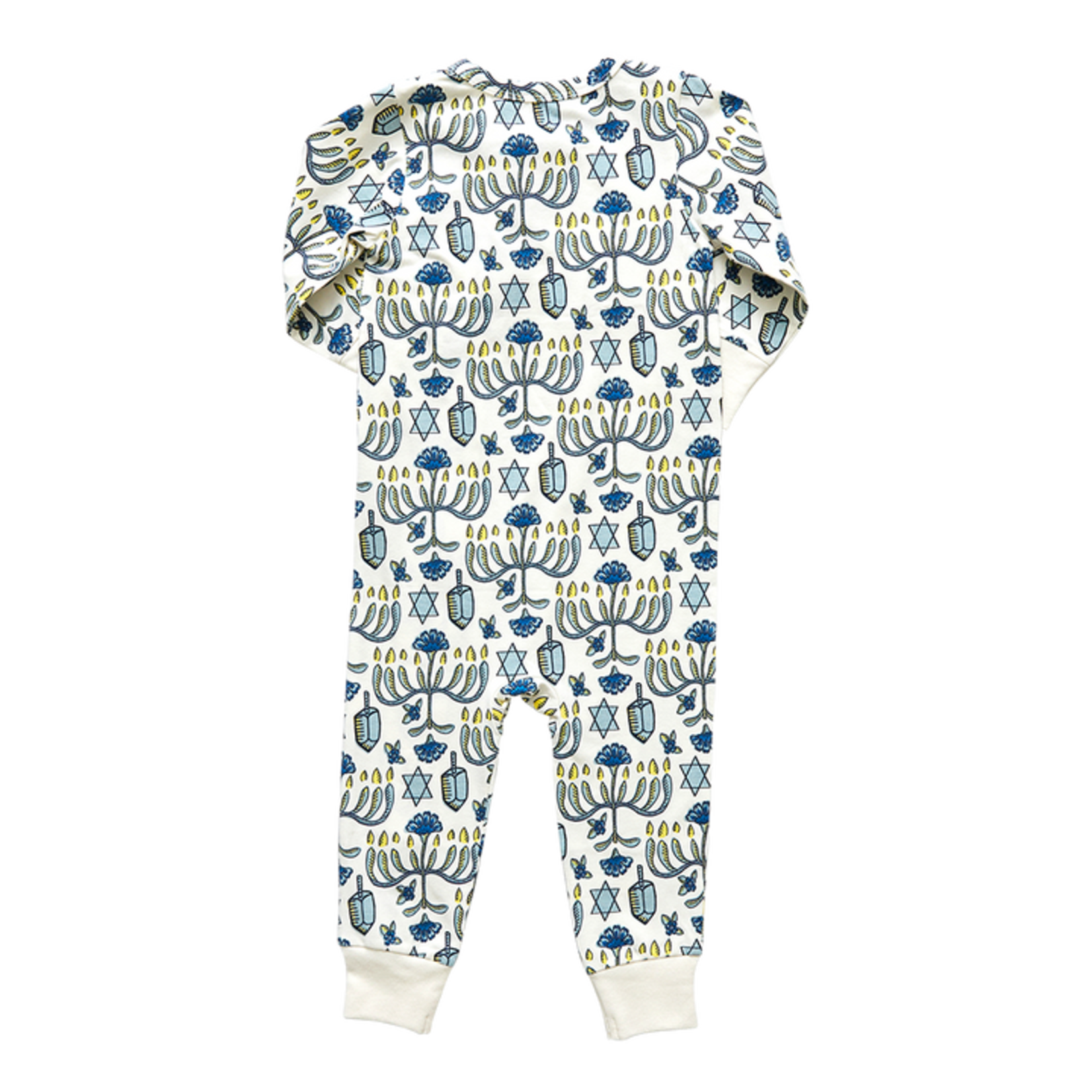 Pink Chicken Hanukkah Baby Organic Romper