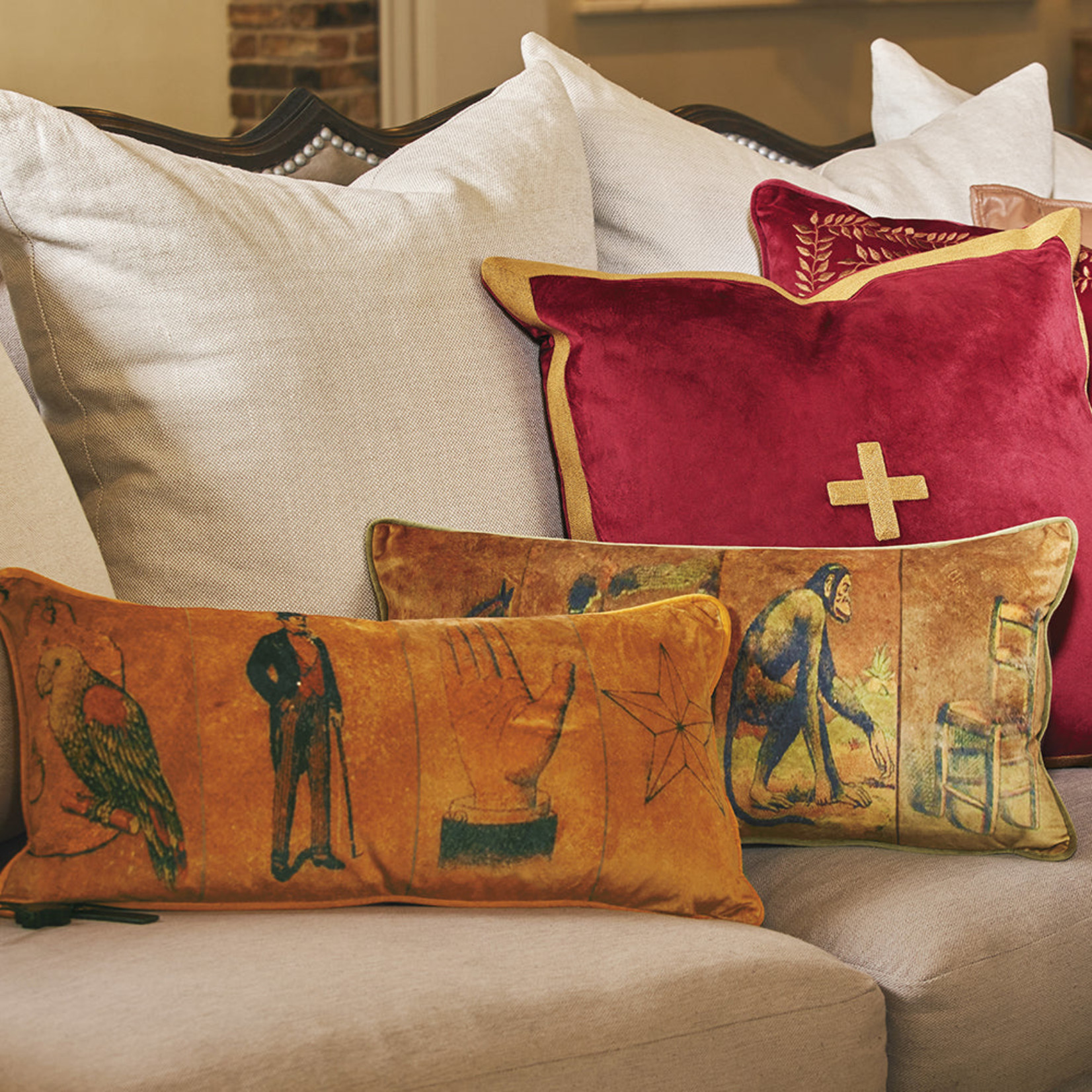 Jan Barboglio El Caballero Pillow