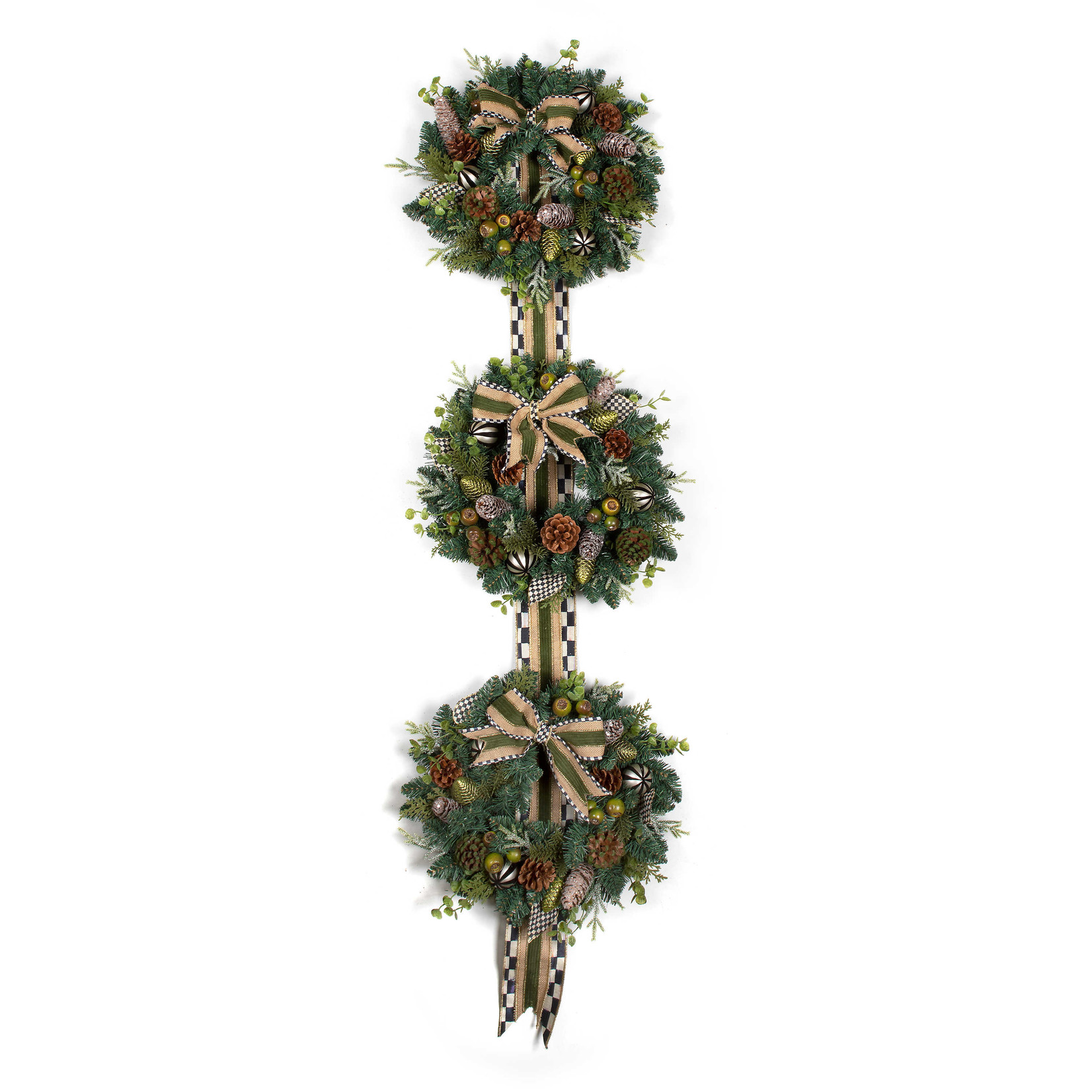 MacKenzie-Childs Farmhouse Triple Door Wreath