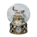 MacKenzie-Childs Christmas Magic Globe Clock